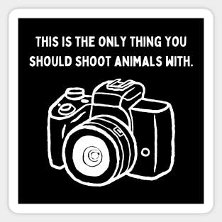 Shoot with a camera Sticker